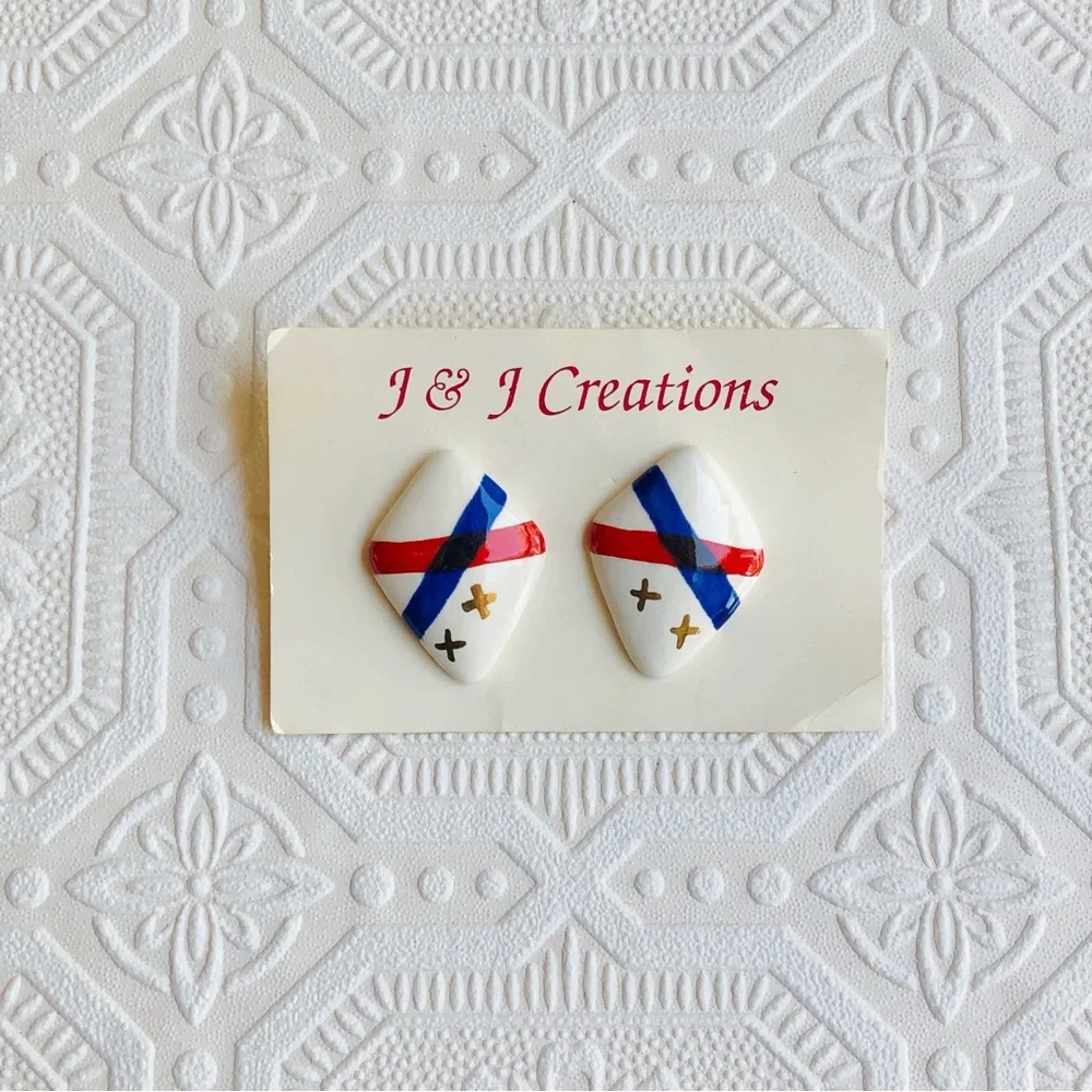 Vintage Handmade Earrings - Picture 1 of 11